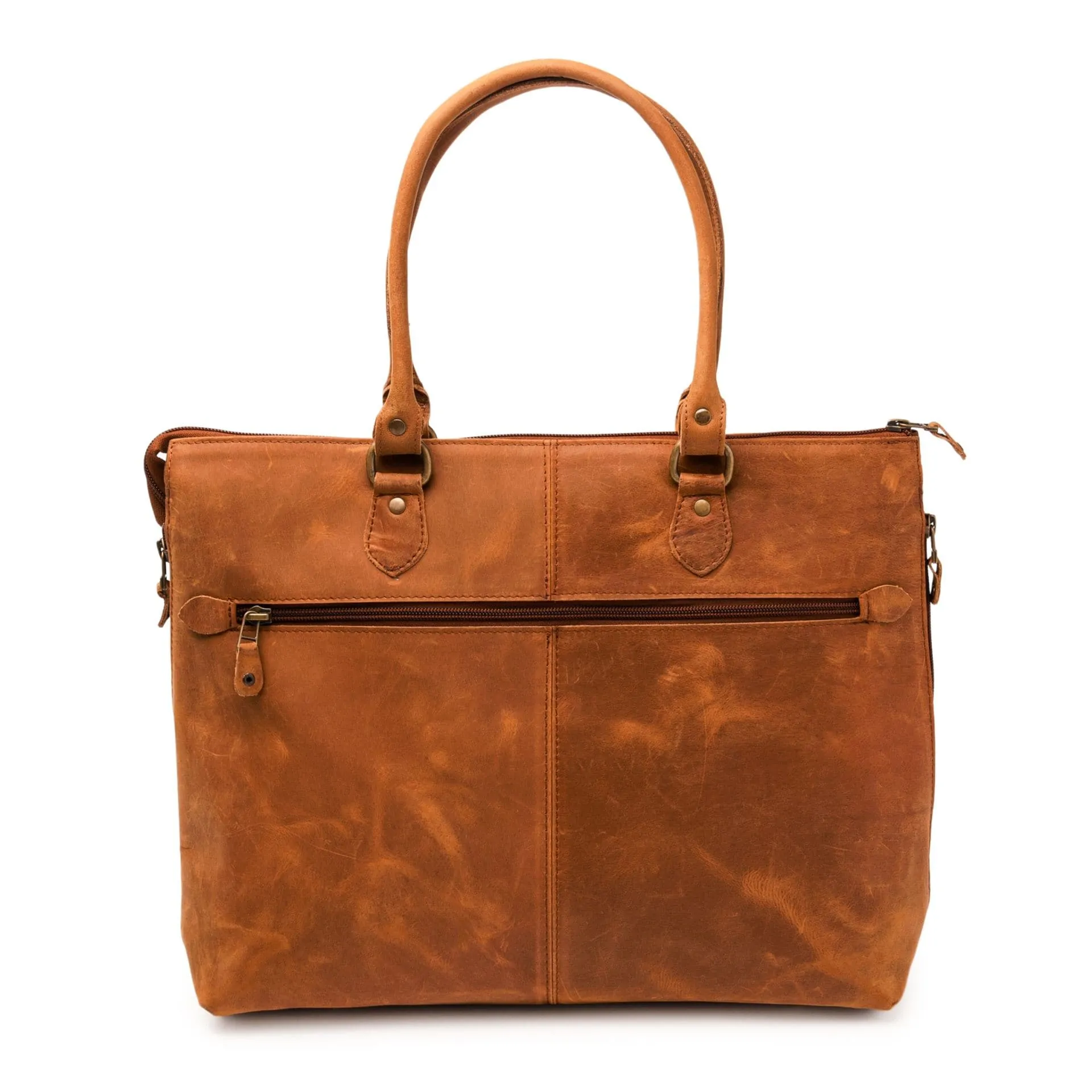 Leather Tech Tote