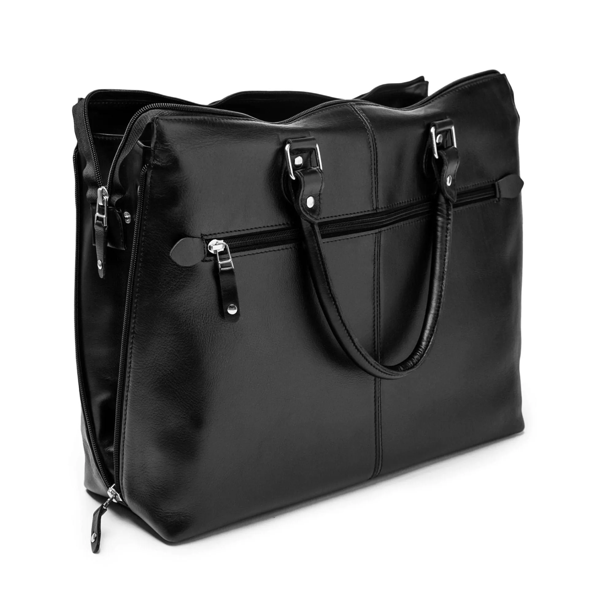 Leather Tech Tote