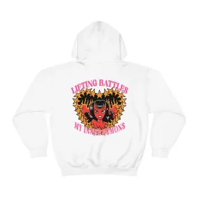 LIFTING BATTLES MY INNER DEMONS -HOODIE