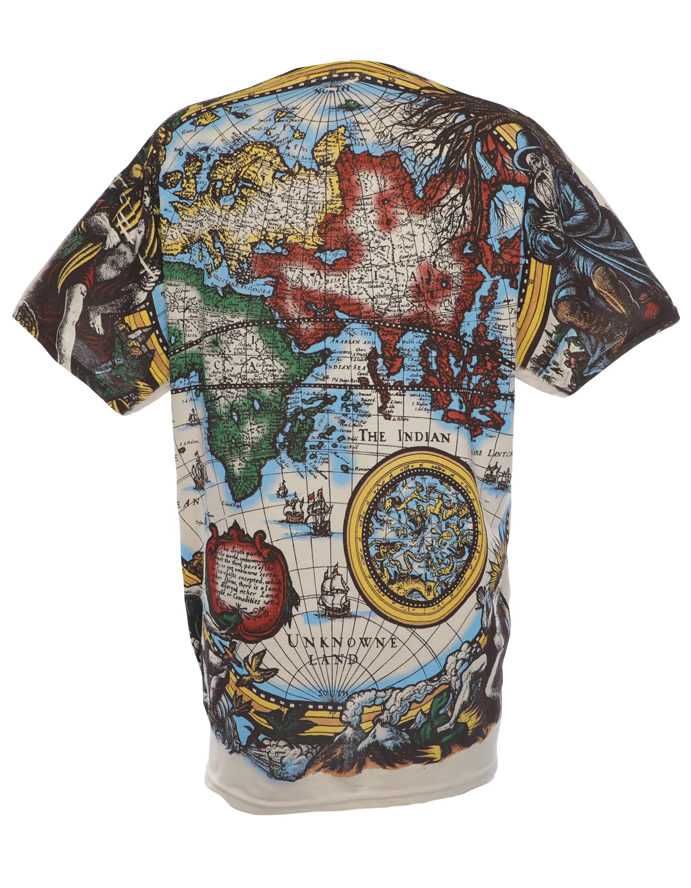 Liquid Blue Old World Map 1992 Archive Reissue Unisex T Shirt