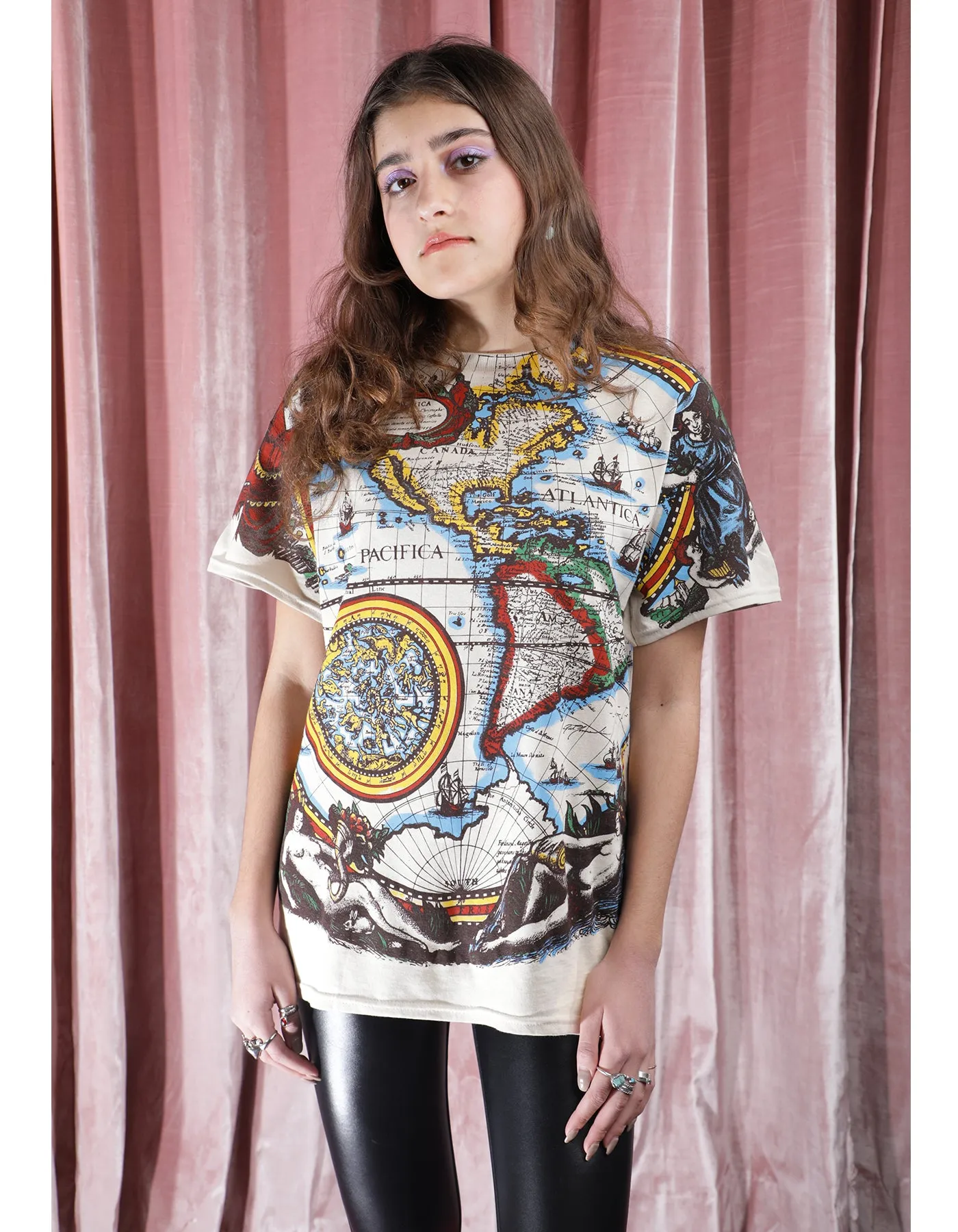 Liquid Blue Old World Map 1992 Archive Reissue Unisex T Shirt