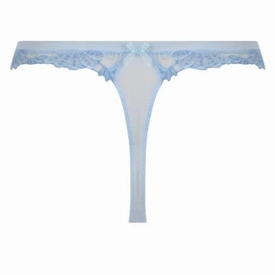 Lise Charmel Dressing Floral Thong in Ciel ACC0088