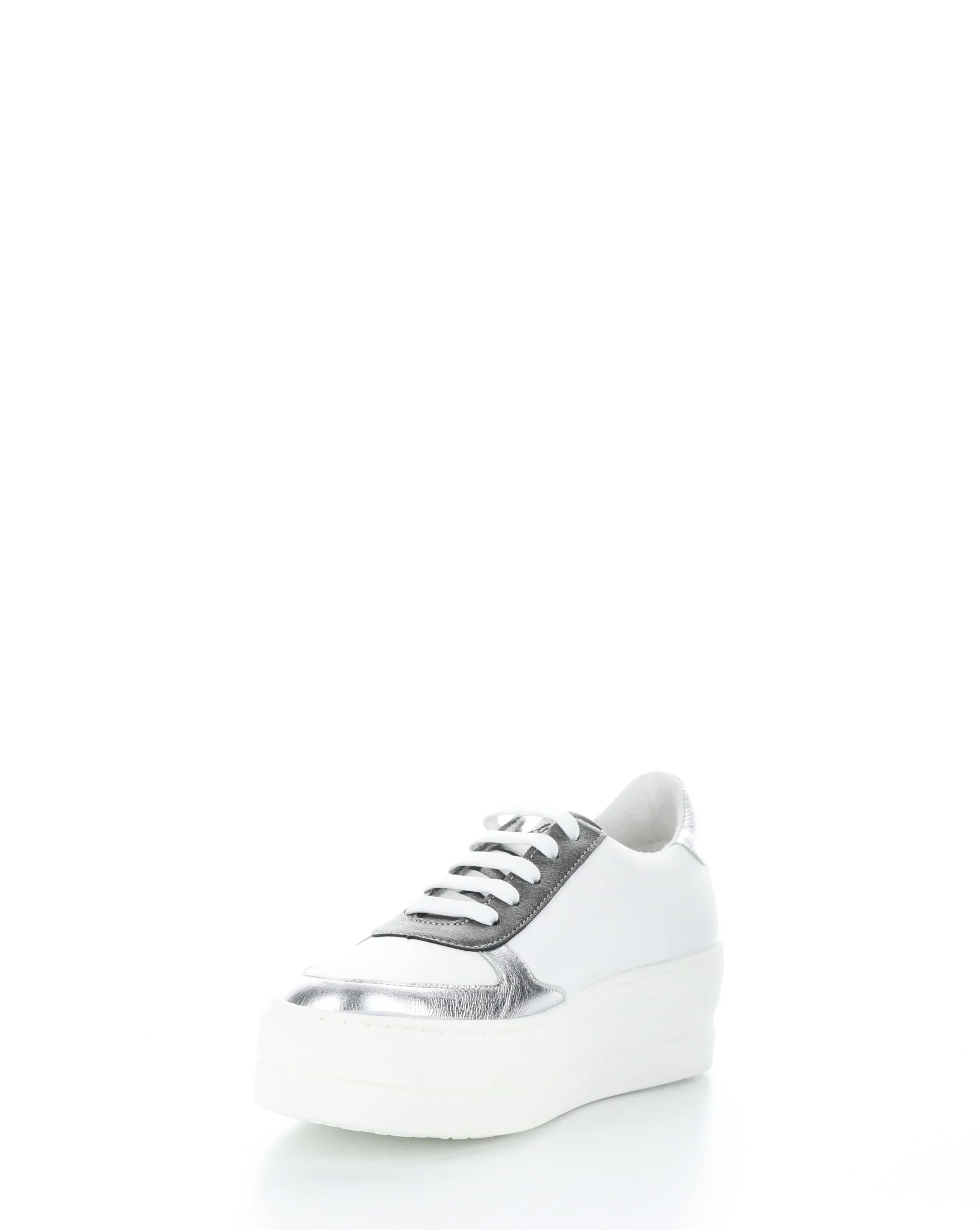 MAPUTO WHITE/SILVER/PEWTER Lace-up Shoes