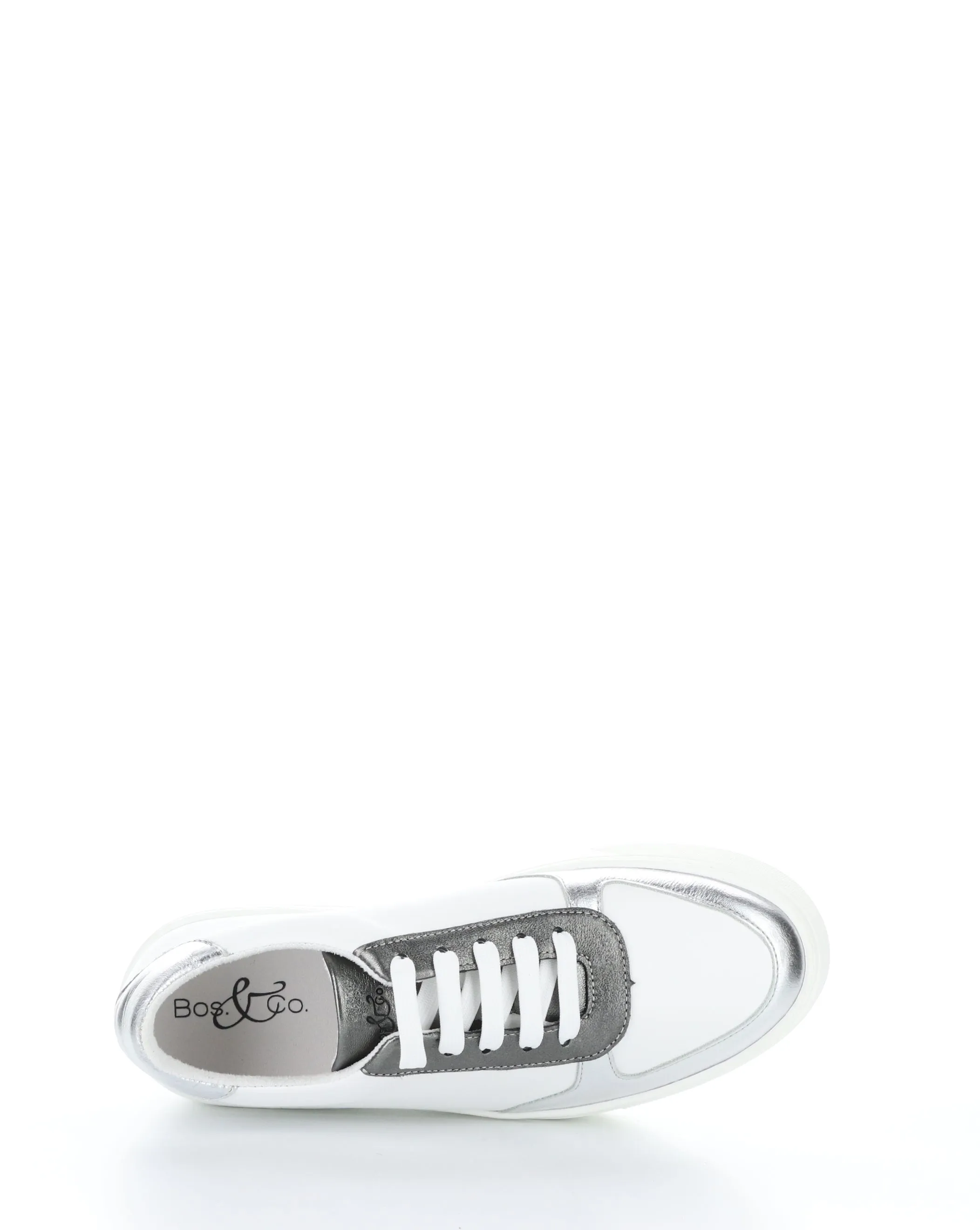 MAPUTO WHITE/SILVER/PEWTER Lace-up Shoes