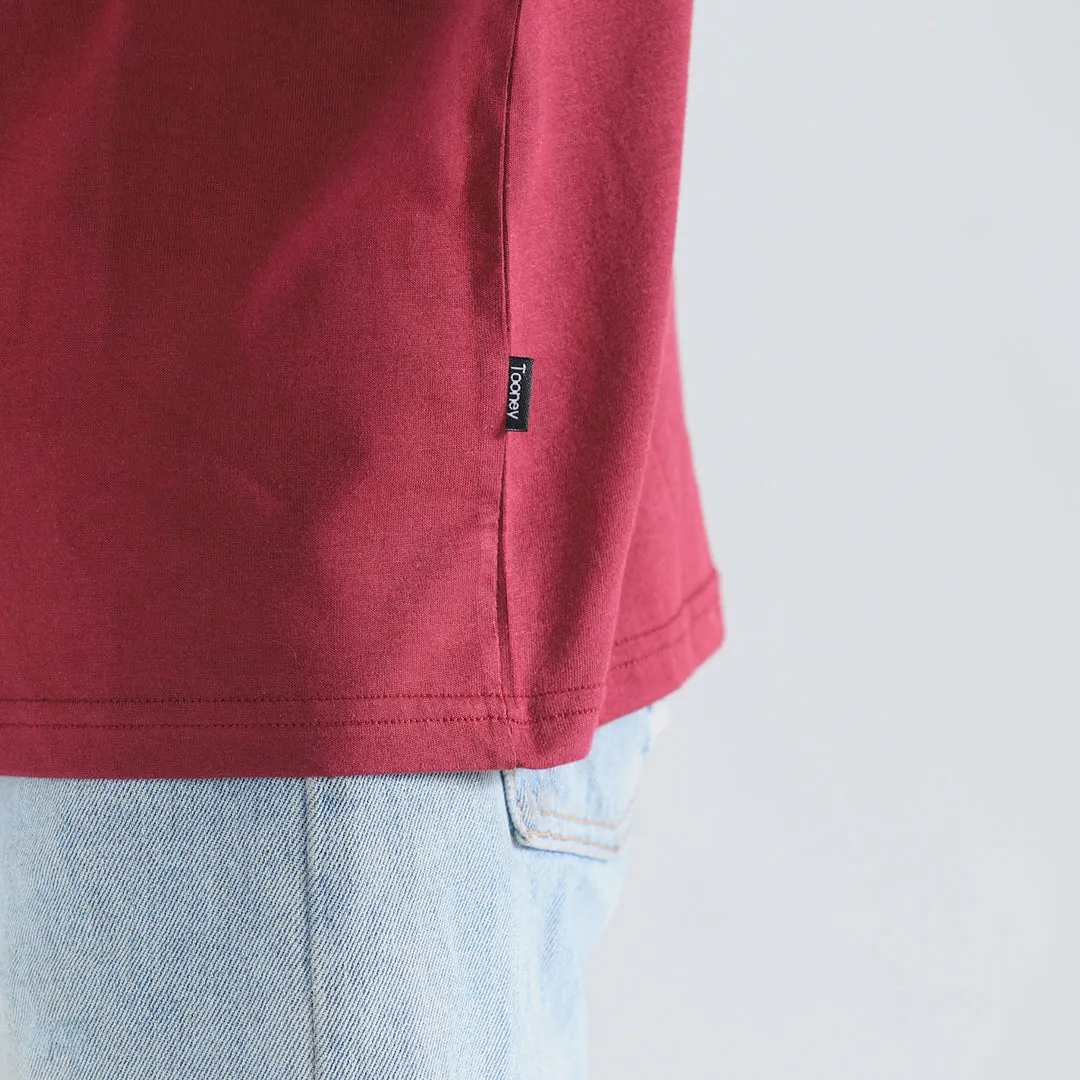 Maroon Full Sleeve Crew Neck