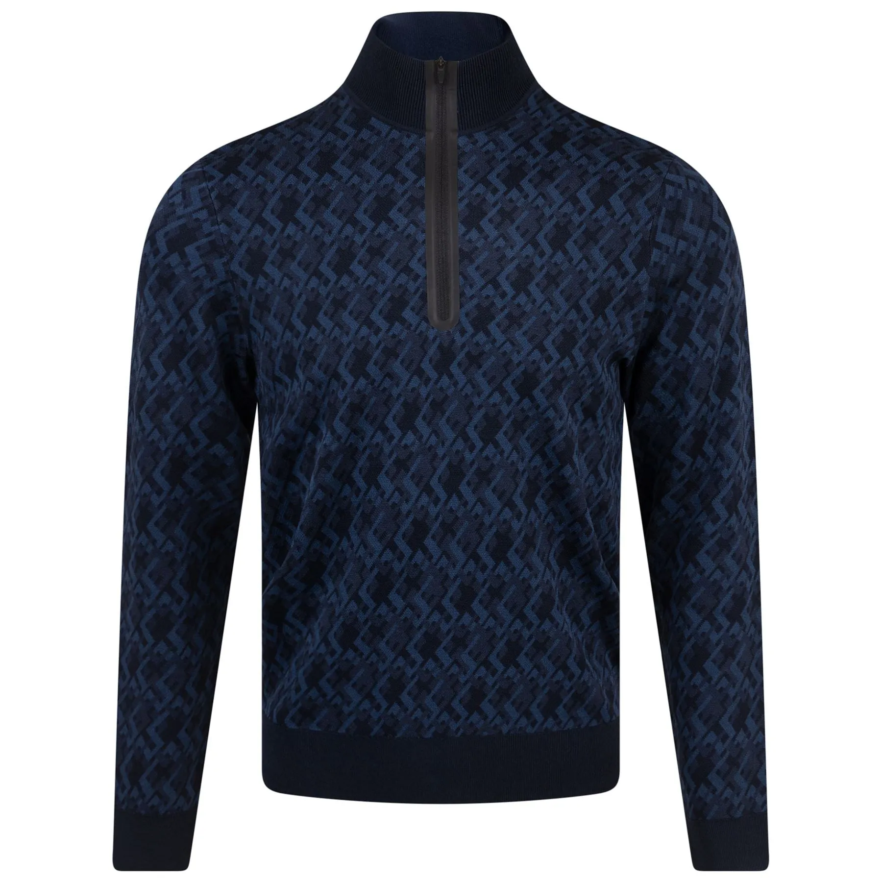 Nate Knitted Sweater JL Navy Melange - AW23