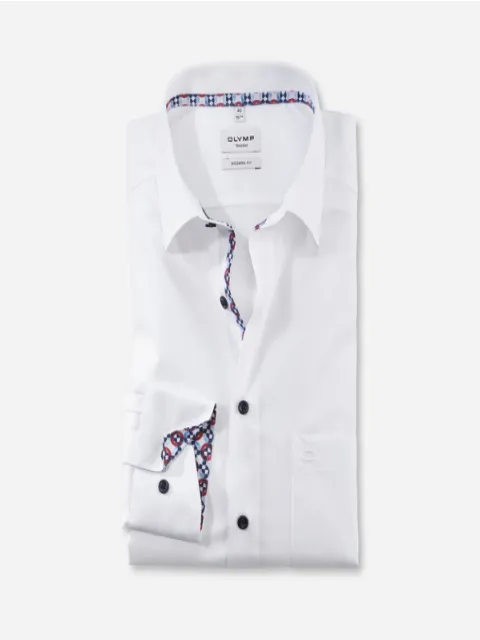 Olymp Tendenz Modern Fit Shirt/White - New SS23