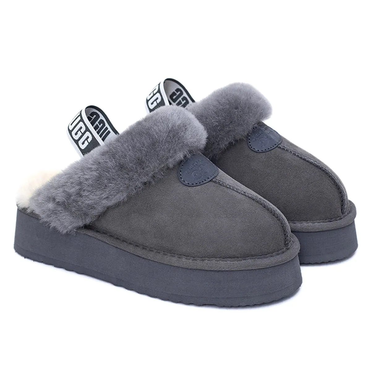 Platform Strap UGG Slippers