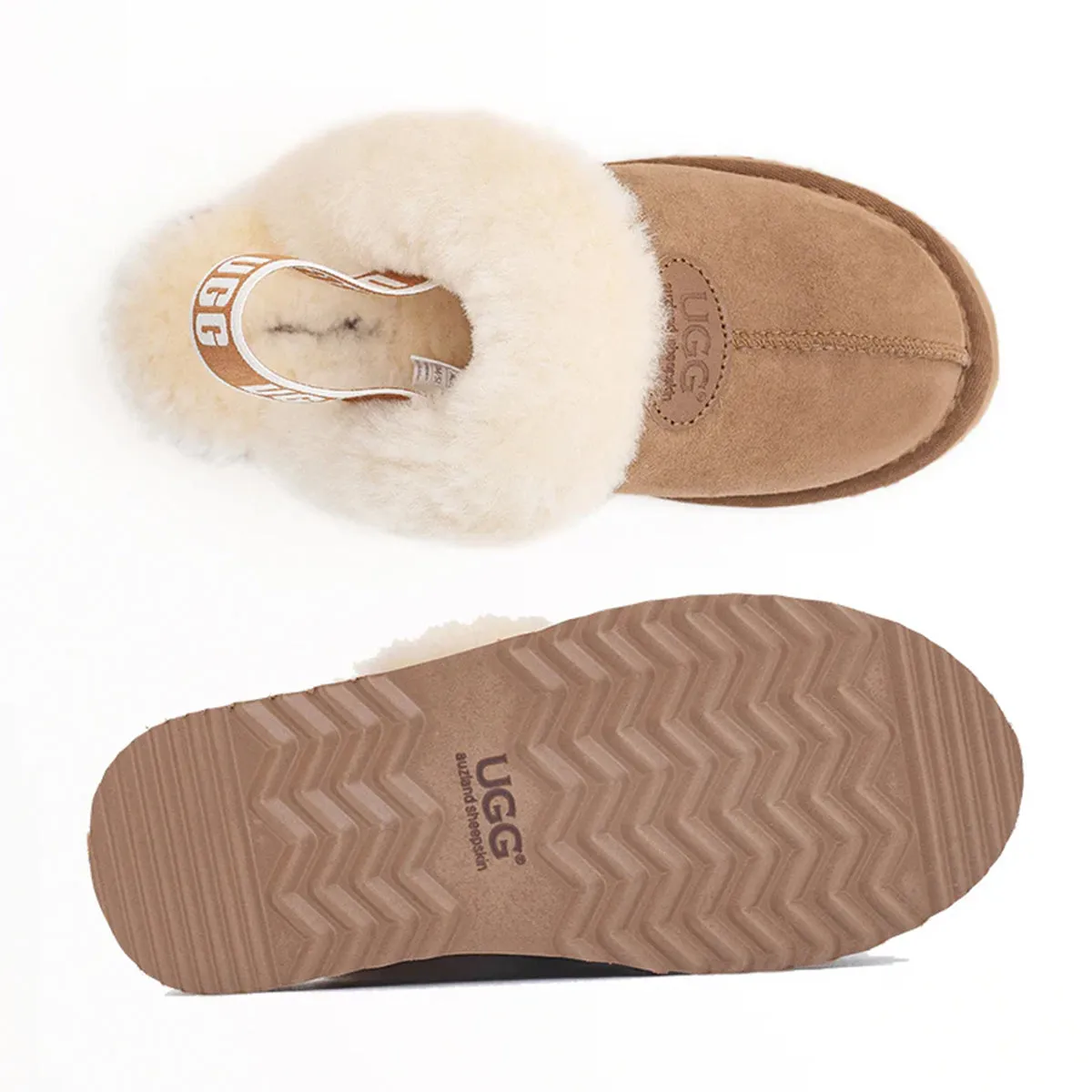 Platform Strap UGG Slippers