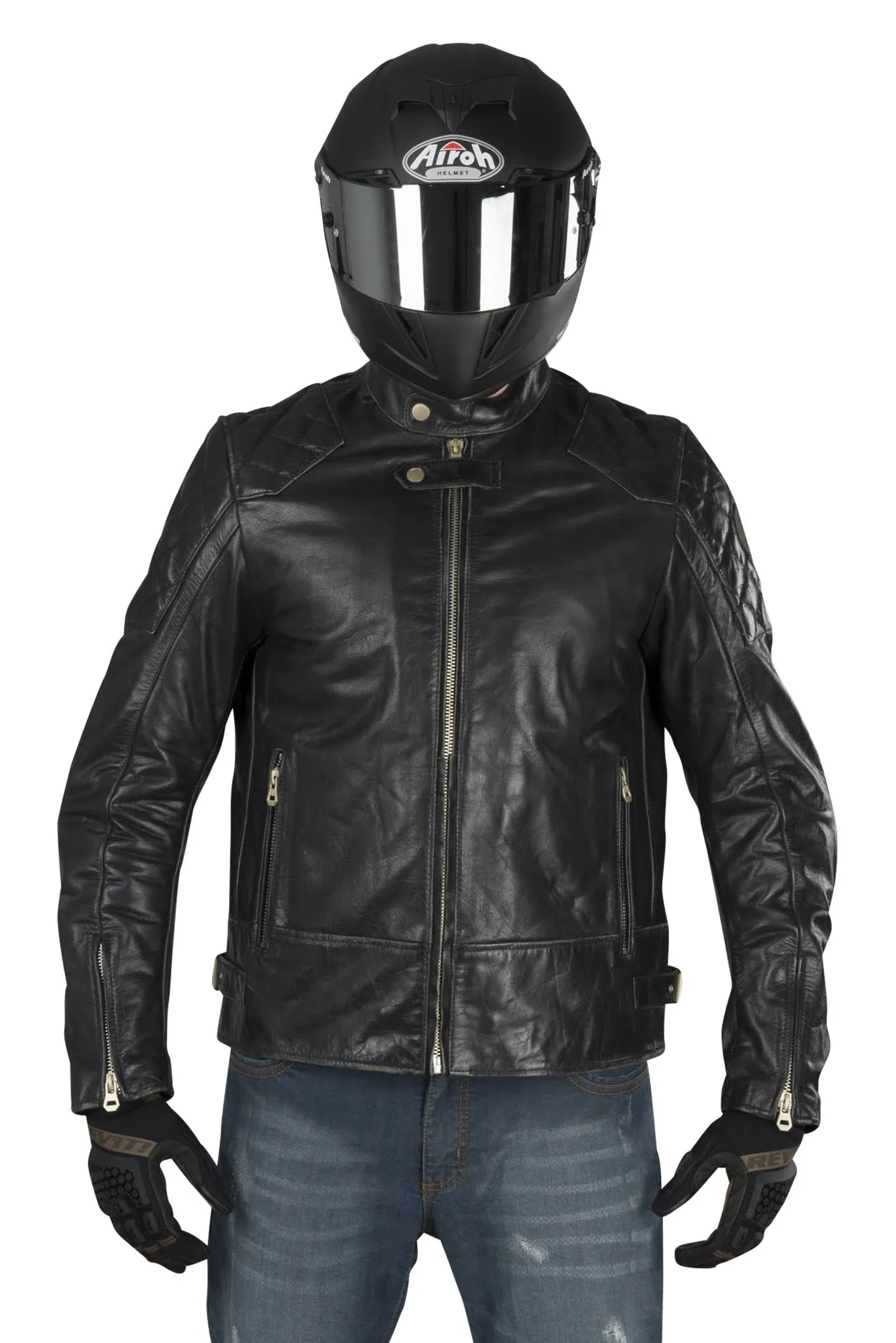 REVIT LANE BLACK LEATHER JACKET