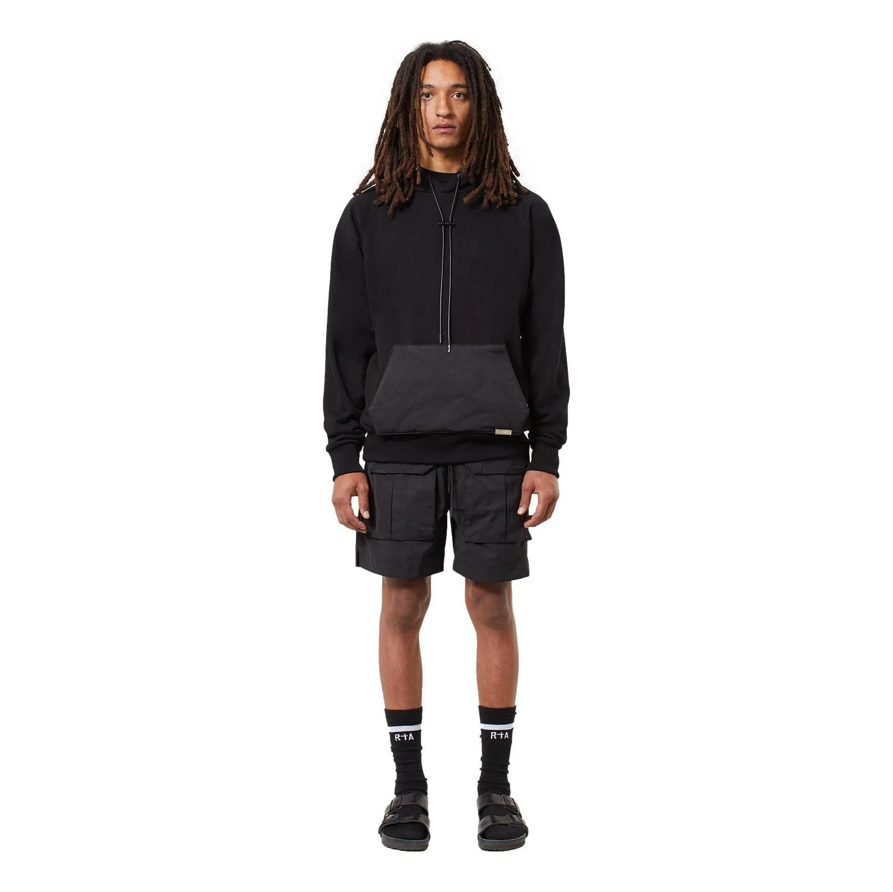 RTA JAX BLACK TELEGRAPH SHORT