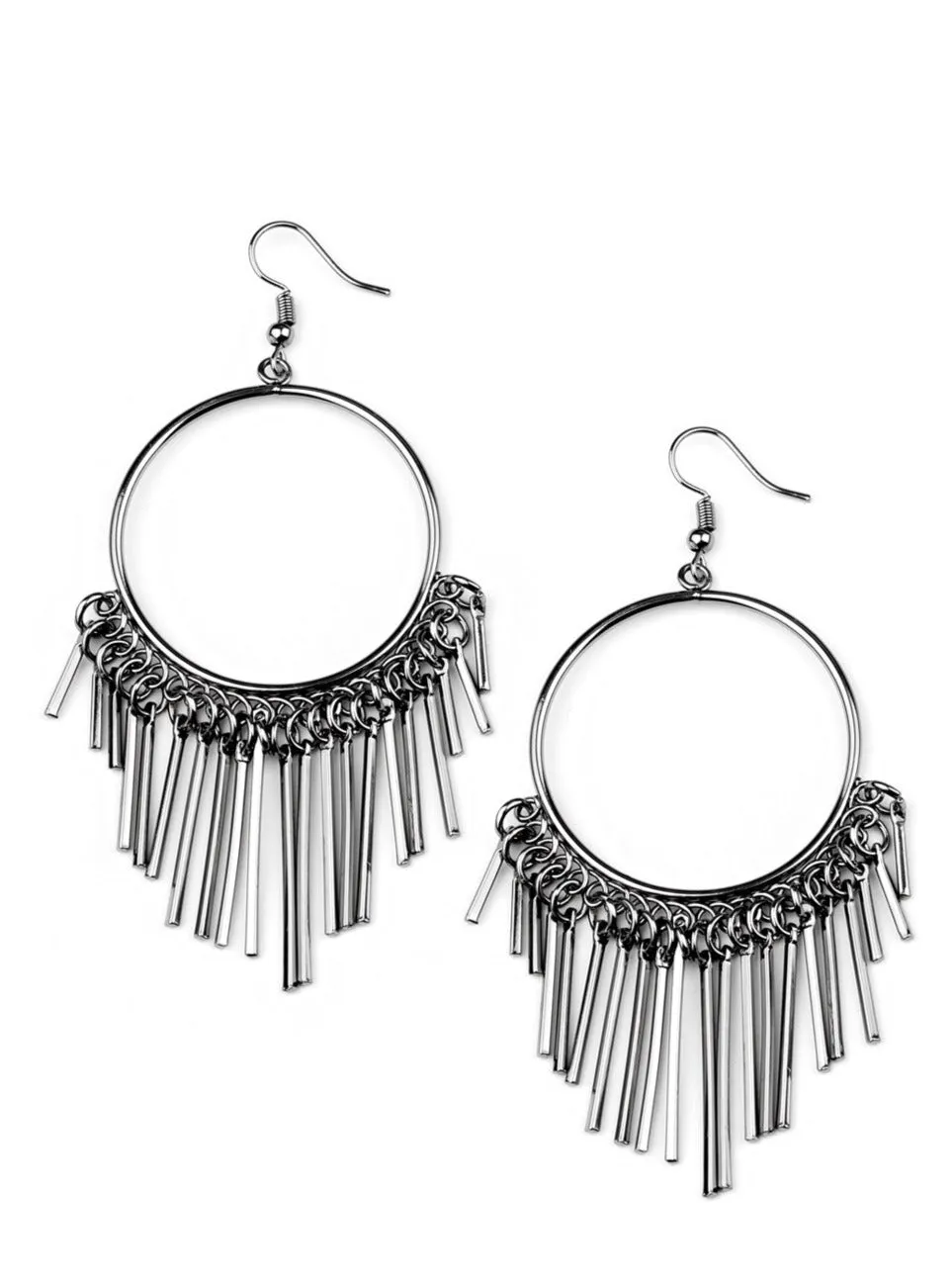 SOL Food Black Earrings