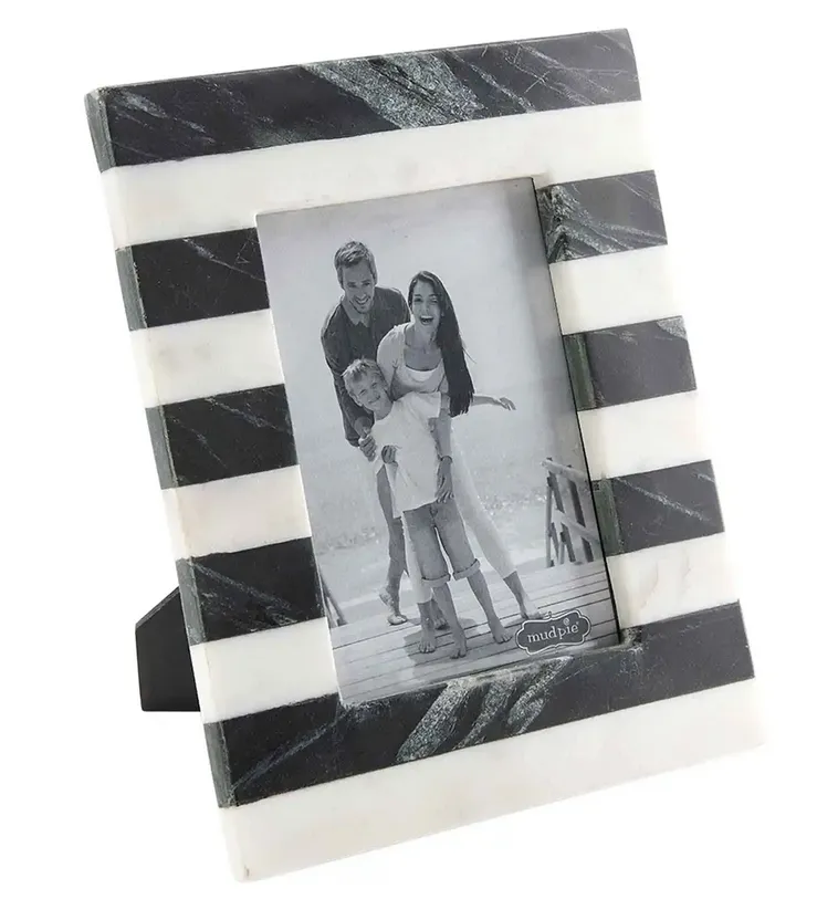 Striped Marble Picture Frame