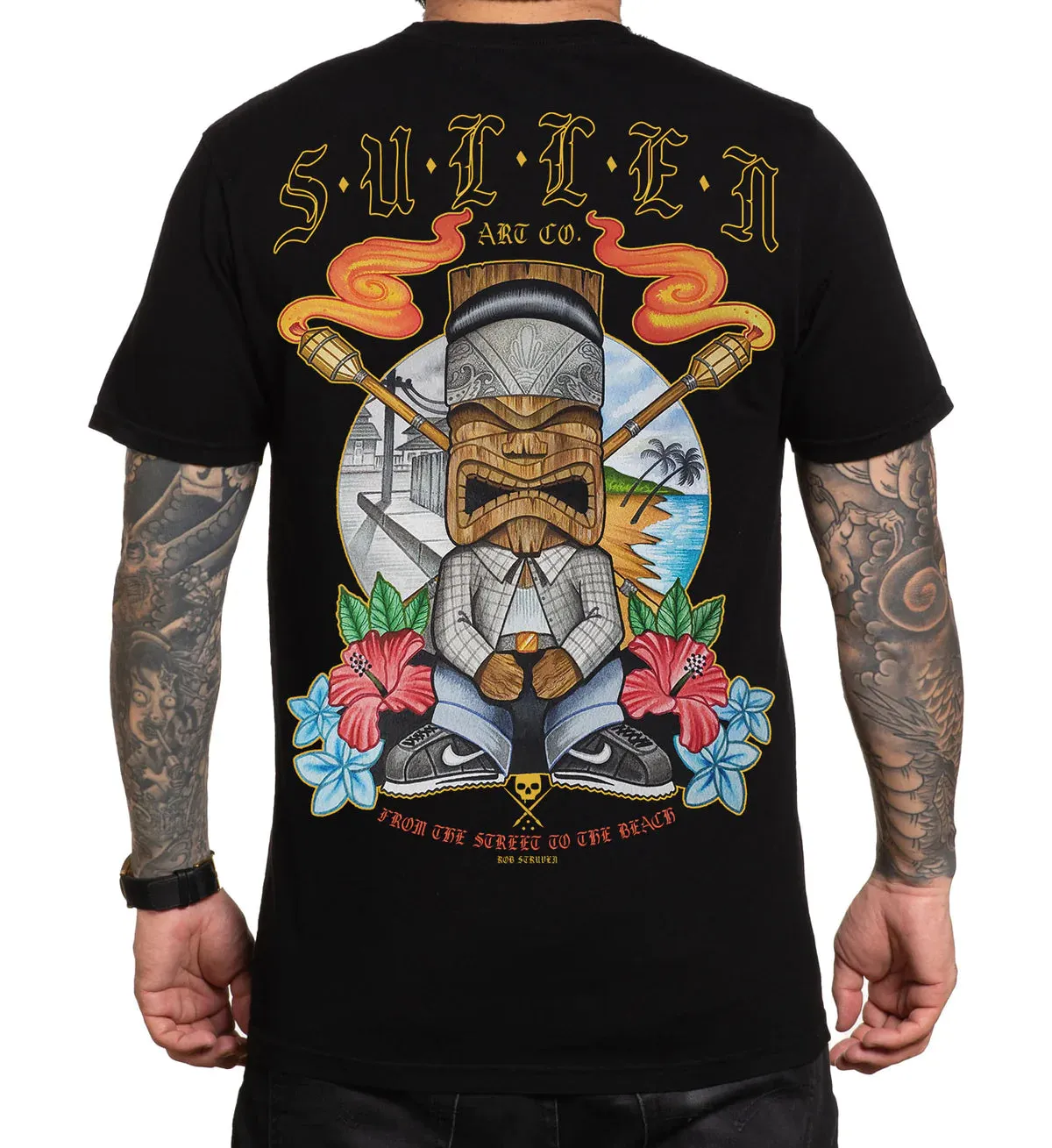 Sullen Tiki Cholo Tee Black