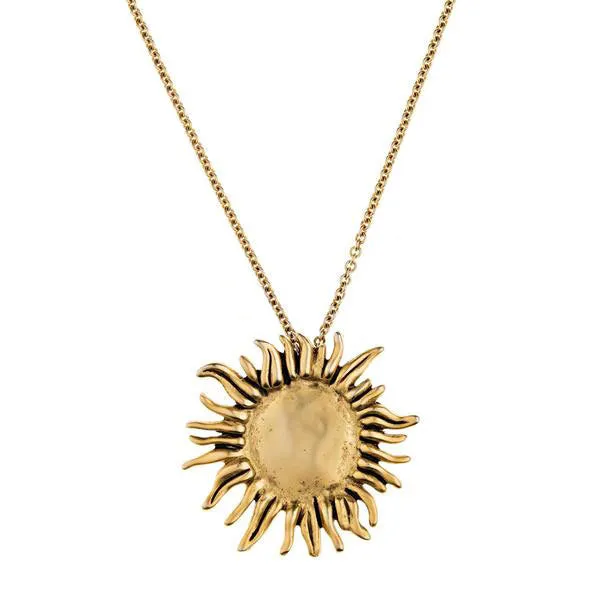 Sunflower Large Pendant Necklace