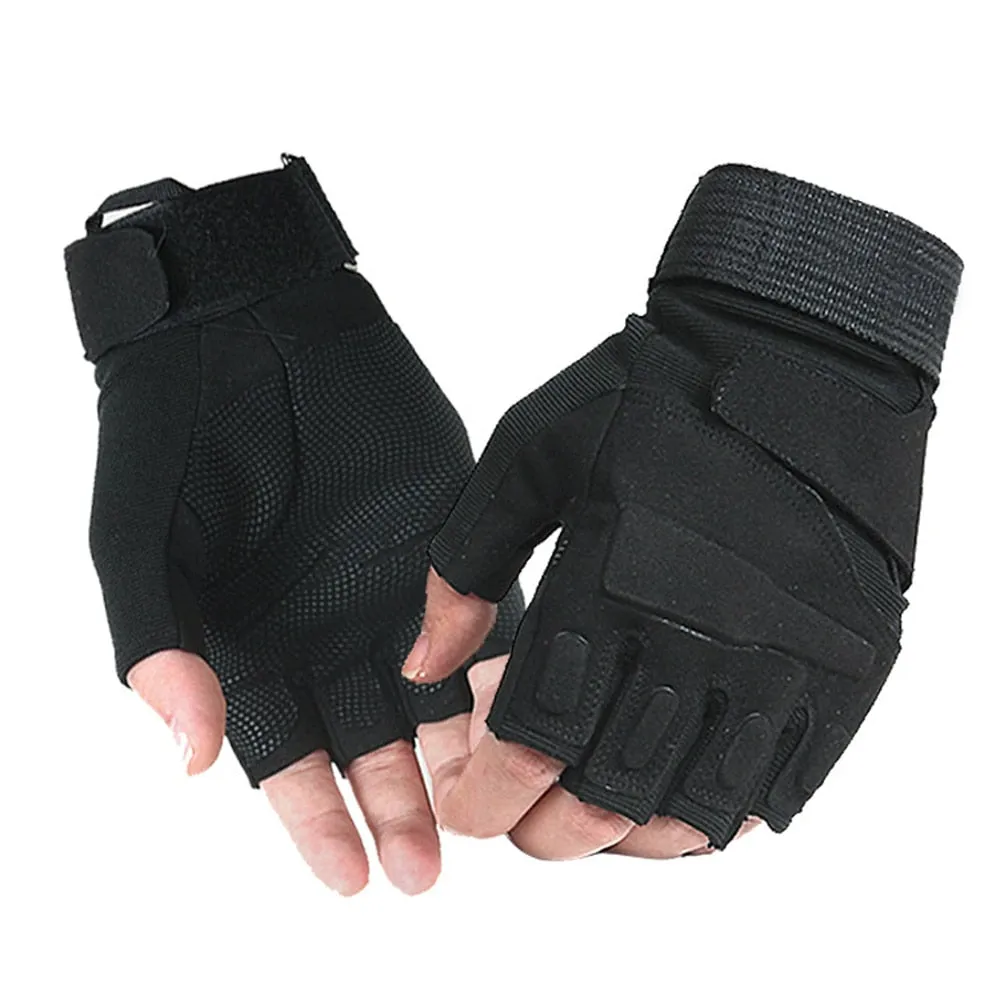 Unisex Half Finger Motorcycle, MTB Bike, or Cycling Gloves