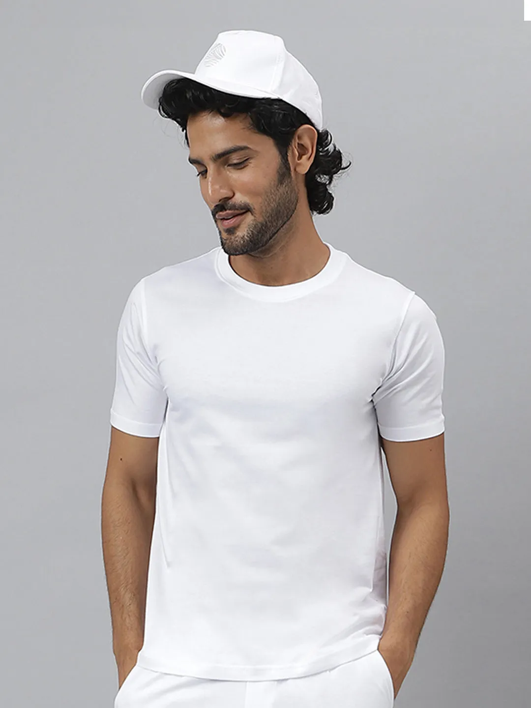 Versatile Sporty White Cap Adjustable Fit - Pace