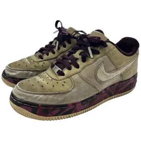 Vintage 2007 Nike AIR Force 1 Premium Tweed Shoes Size 5