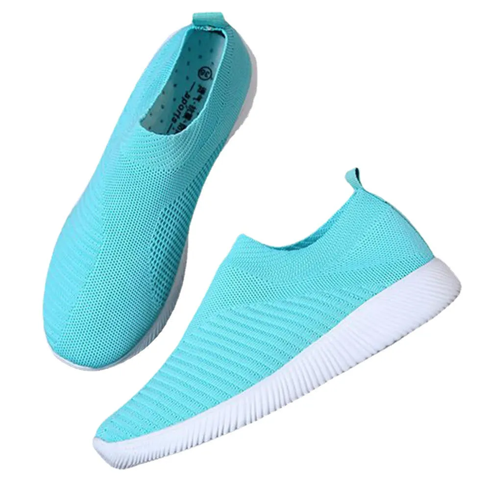 Women Casual Shoes Woman Plus Size Breathable Mesh Slip-on Women's Vulcanize Shoes Ladies Sneakers Spring Summer Running