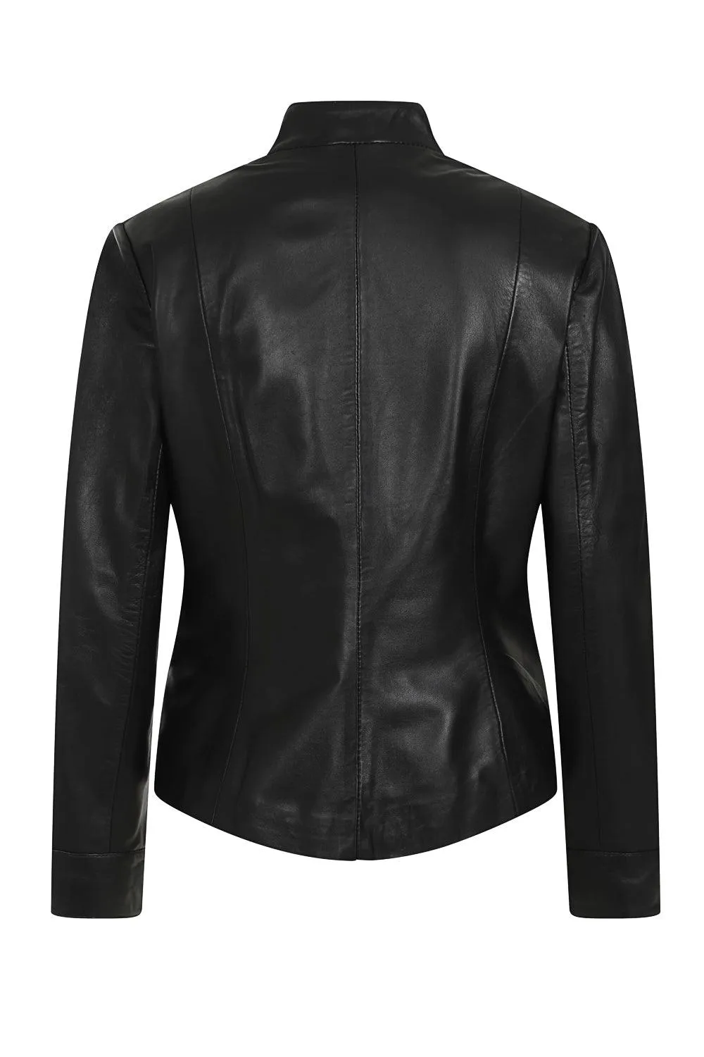 Women's Beautifully Fitted Stylish Leather Jacket - JUDY 2020